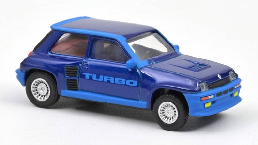 SCALE MODEL COMPATIBLE WITH RENAULT 5 TURBO 1980 OLYMPE BLUE 1:54 NOREV NV310930