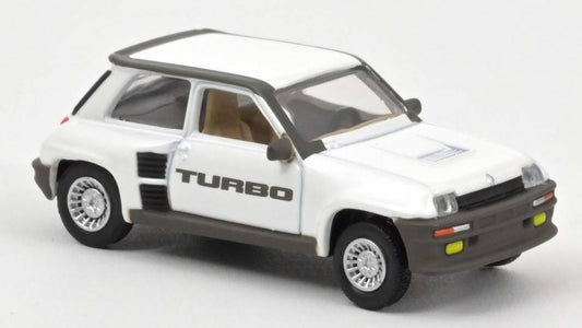 MODELLINO IN SCALA COMPATIBILE CON RENAULT 5 TURBO 1981 PEARL WHITE 1:64 NOREV NV310932