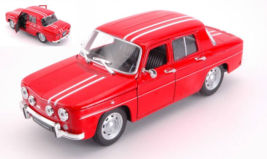 SCALE MODEL COMPATIBLE WITH RENAULT 8 GORDINI 1963 RED 1:24 WELLY WE24015R