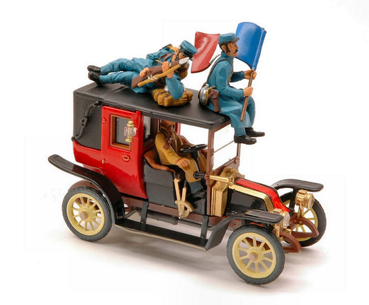 SCALE MODEL COMPATIBLE WITH RENAULT AG TAXI DE LA MARNE 1914 1:43 RIO RI4322D