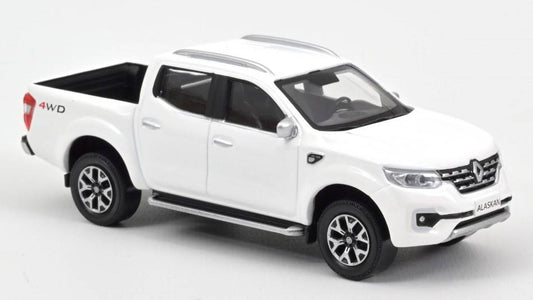 MODELLINO IN SCALA COMPATIBILE CON RENAULT ALASKAN 2017 WHITE 1:43 NOREV NV518353