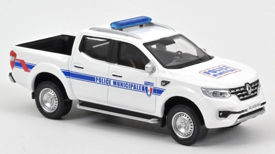 SCALE MODEL COMPATIBLE WITH RENAULT ALASKAN 2018 MUNICIPAL POLICE 1:43 NOREV NV518355