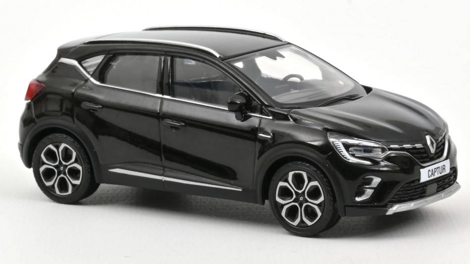 MODELLINO IN SCALA COMPATIBILE CON RENAULT CAPTUR 2022 DIAMOND BLACK 1:43 NOREV NV517768