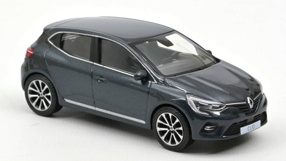MODELLINO IN SCALA COMPATIBILE CON RENAULT CLIO 2019 TITANIUM GREY 1:43 NOREV NV517582