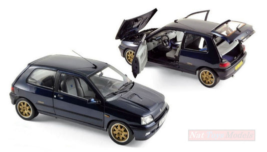 MODELLINO IN SCALA COMPATIBILE CON RENAULT CLIO WILLIAMS 1993 BLUE (REEDITION) 1:18 NOREV NV185230