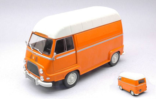 SCALE MODEL COMPATIBLE WITH RENAULT ESTAFETTE ORANGE/WHITE 1:24 WHITEBOX WB124053