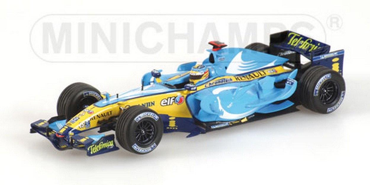 SCALE MODEL COMPATIBLE WITH RENAULT F.ALONSO W.CH.2006 1:43 MINICHAMPS PM400060201