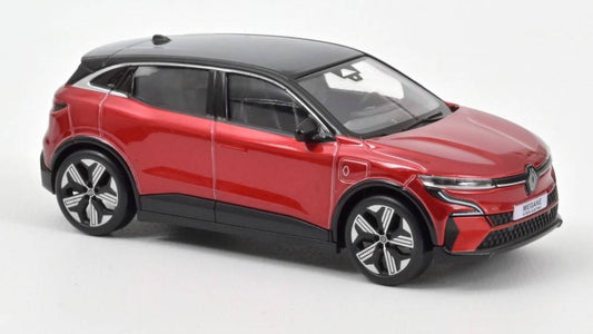 MODELLINO IN SCALA COMPATIBILE CON RENAULT MEGANE E-TECH 100% ELECTRIC 2022 FLAME RED & BLACK 1:43 NOREV NV517921