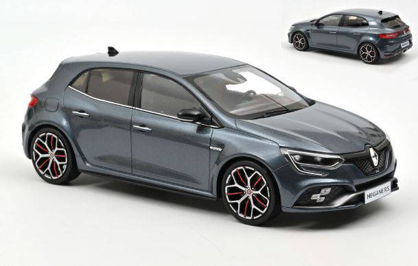 MODELLINO IN SCALA COMPATIBILE CON RENAULT MEGANE RS TROPHY 2019 TITANIUM GREY 1:18 NOREV NV185390
