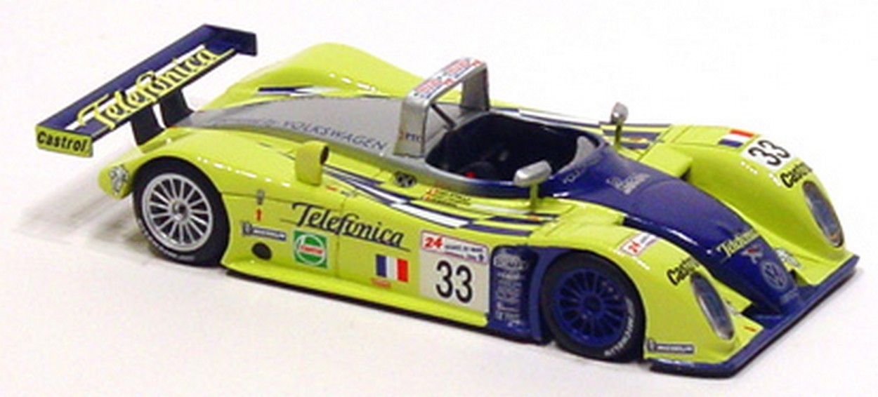 MODÈLE RÉDUIT COMPATIBLE AVEC REYNARD 2 KQ VOLKSWAGEN N.33 LM 00 SPARK MODEL SCYD03