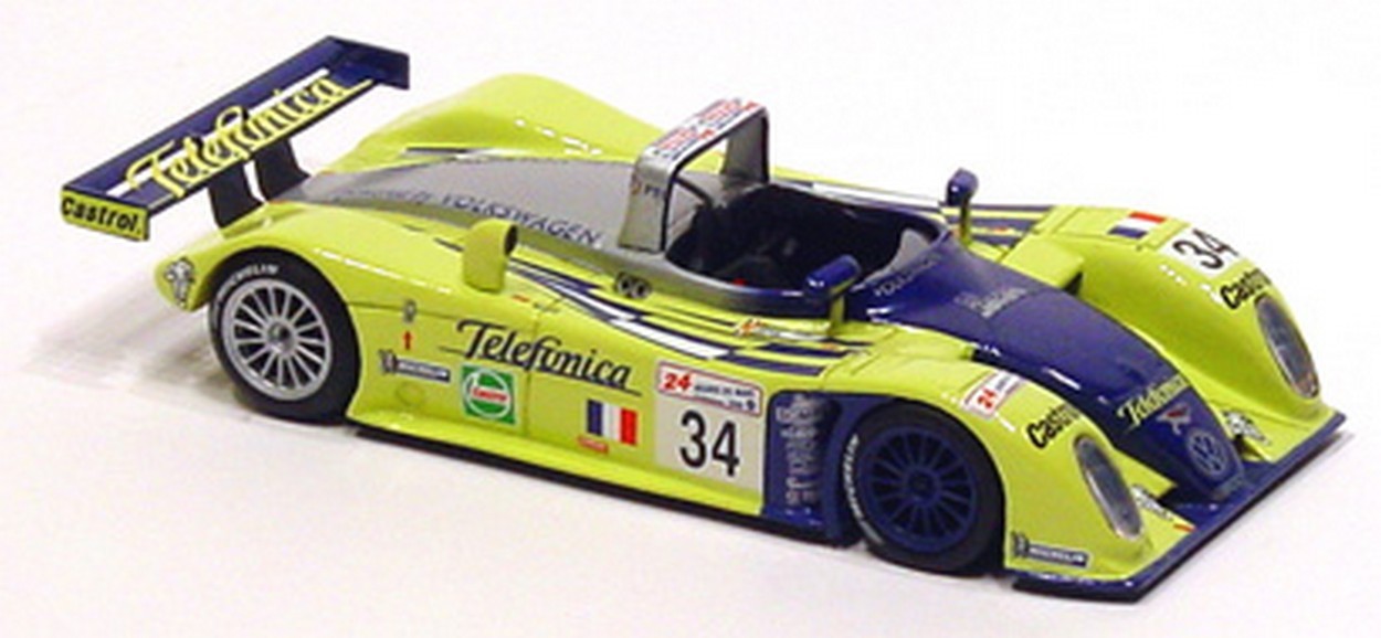 MODÈLE RÉDUIT COMPATIBLE AVEC REYNARD 2 KQ VOLKSWAGEN N.34 LM 00 SPARK MODEL SCYD04