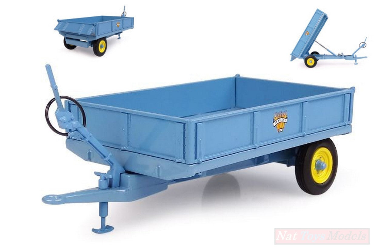 MODELLINO IN SCALA COMPATIBILE CON RIMORCHIO WEEKS POPULAR 3.5 TON HYDRAULIC TIPPING TRAILER 1:32 UNIVERSAL HOBBIES UH6215