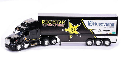 MODELLINO IN SCALA COMPATIBILE CON ROCKSTAR ENERGY HUSQVARNA FACTORY RACING TEAM 1:32 NEW RAY NY10963