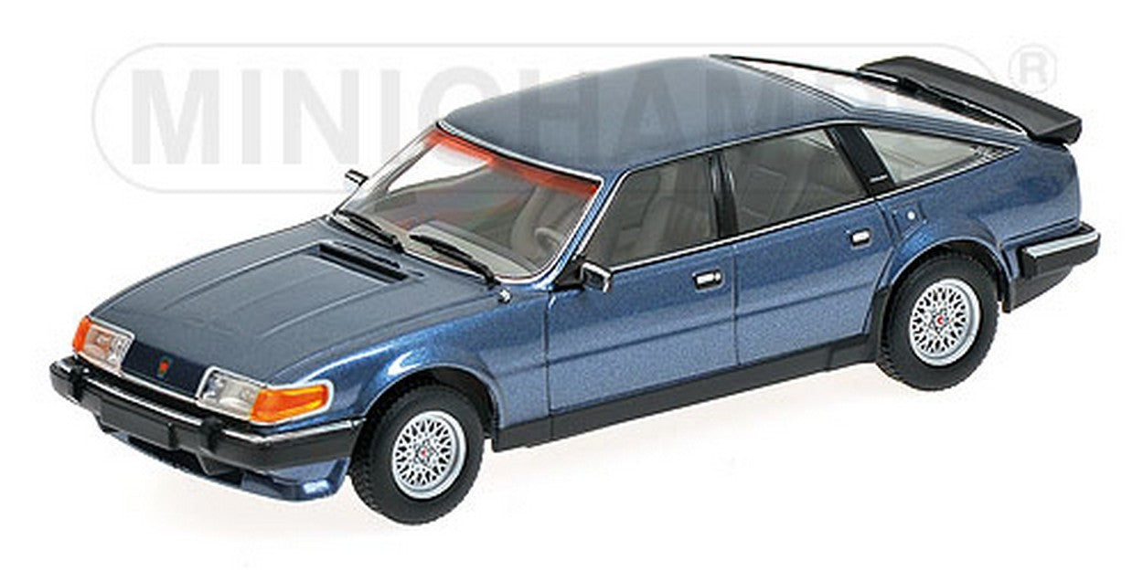MODELLINO IN SCALA COMPATIBILE CON ROVER VITESSE 3.5 VB 1986 BLUE MET.1:43 MINICHAMPS PM400138501