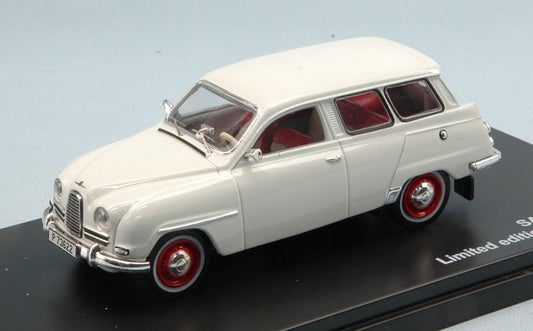MODELE REDUIT COMPATIBLE AVEC SAAB 95 1961 BLANC 1:43 TRIPLE 9 T9-43067