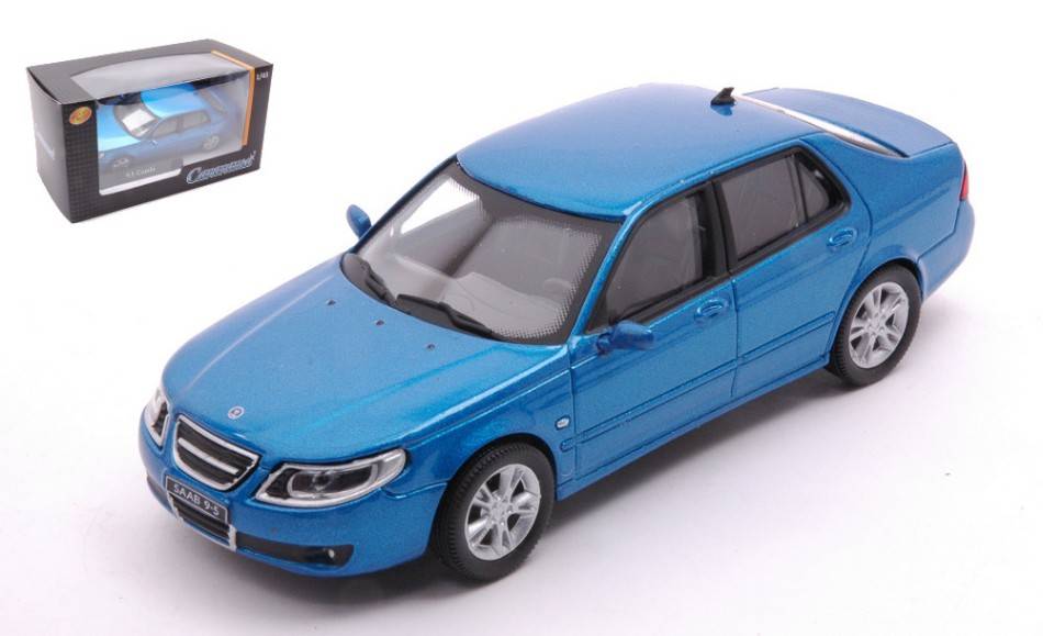 SCALE MODEL COMPATIBLE WITH SAAB 9.5 AERO METALLIC BLUE 1:43 CARARAMA CA4-46550