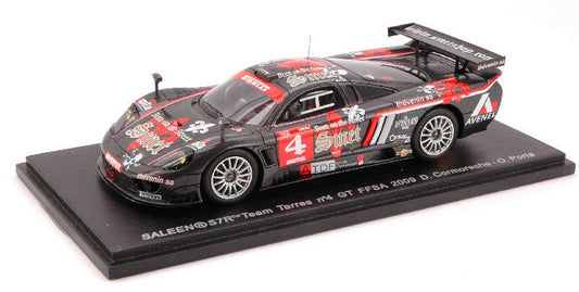 MODELE REDUIT COMPATIBLE AVEC SALEEN N.4 GT FFSA 2009 1:43 SPARK MODEL MX016