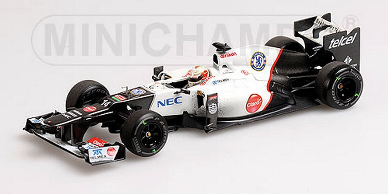 MODELLINO IN SCALA COMPATIBILE CON SAUBER F1 K.KOBAYASHI 2012 N.14 3rd JAPAN GP 1:43 MINICHAMPS PM410120114
