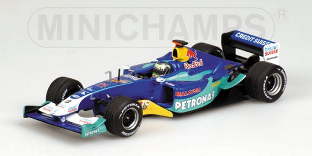 MODELLINO IN SCALA COMPATIBILE CON SAUBER G.FISICHELLA  04 SHOWC.1:43 MINICHAMPS PM400040081