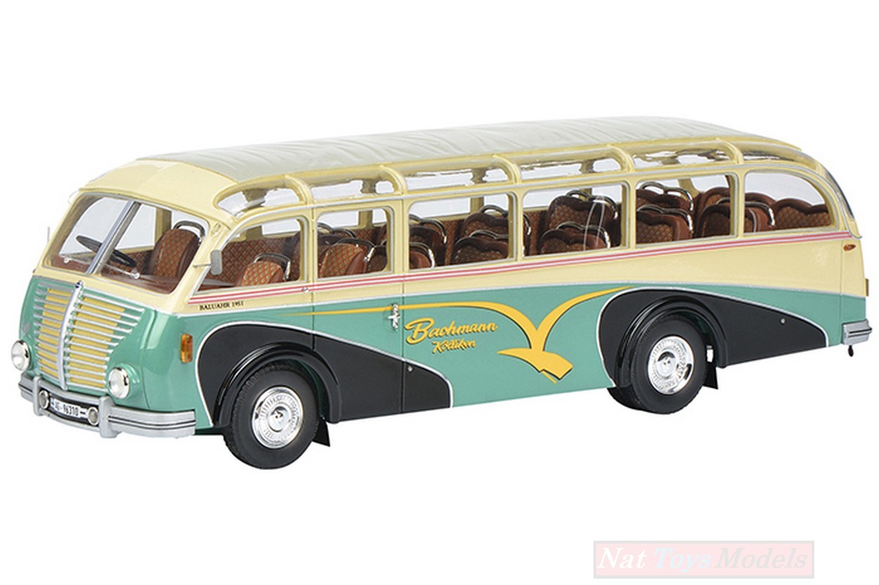 SCALE MODEL COMPATIBLE WITH SAURER 3C-H BUS BACHMANN 1:43 SCHUCO SH9006