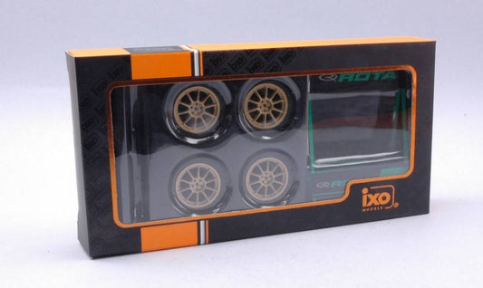 SCALE MODEL COMPATIBLE WITH ROTA 1:18 IXO MODEL 18SET005W TIRE SET