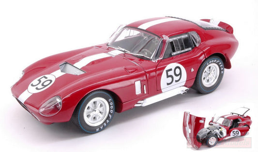 SCALE MODEL COMPATIBLE WITH SHELBY COBRA DAYTONA COUPE N.59 DNF LM 1965 P.HARPER-P.SUTCLIFFE 1:18 CMR CLASSIC MODEL REPLI