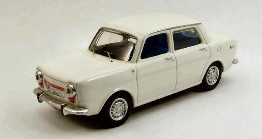 SCALE MODEL COMPATIBLE WITH SIMCA ABARTH 1150 1963 WHITE 1:43 BEST MODEL BT9475