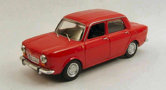 SCALE MODEL COMPATIBLE WITH SIMCA ABARTH 1150 1963 RED 1:43 BEST MODEL BT9476