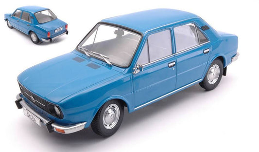 MODELE REDUIT COMPATIBLE AVEC SKODA 105L 1976 BLEU 1:18 TRIPLE 9 T9-1800270