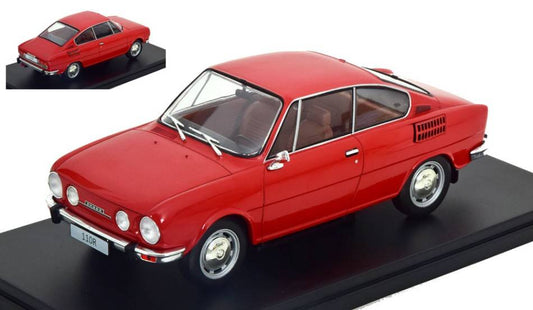 SCALE MODEL COMPATIBLE WITH SKODA 110R 1970 RED 1:24 WHITEBOX WB124185