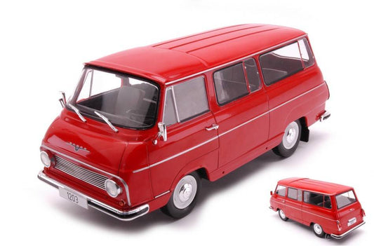 SCALE MODEL COMPATIBLE WITH SKODA 1203 RED 1:24 WHITEBOX WB124122 MODEL
