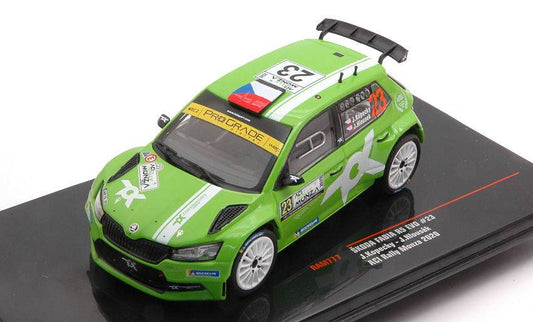 SCALE MODEL COMPATIBLE WITH SKODA FABIA R5 EVO N.23 RALLY MONZA 2020 KOPECKY-HLOUSEK 1:43 IXO MODEL RAM777
