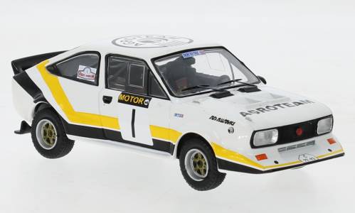 MODELE REDUIT COMPATIBLE AVEC SKODA MTX 160 N.1 RALLYE WM PRIBRAM 1984 BLAHNA/SCHOVANEK 1:43 IXO MODEL RAC416C