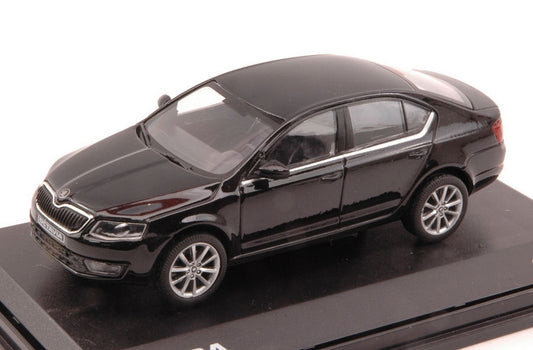 MODELLINO IN SCALA COMPATIBILE CON SKODA OCTAVIA III 2013 BLACK MAGIC 1:43 ABREX AB026D