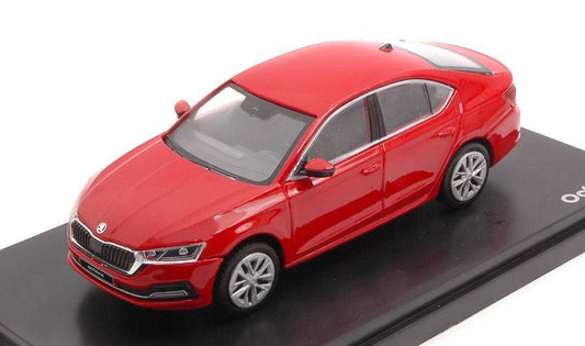 MODELLINO IN SCALA COMPATIBILE CON SKODA OCTAVIA IV 2020 RED 1:43 ABREX AB036B