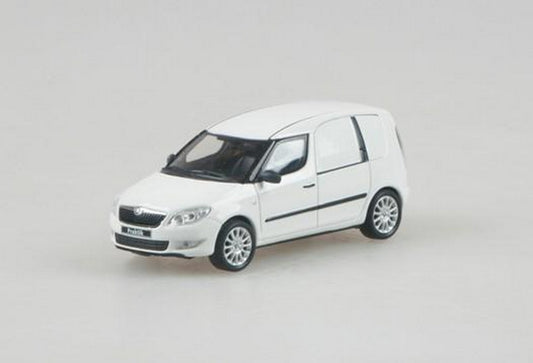 SCALE MODEL COMPATIBLE WITH SKODA PRAKTIK 2008 WHITE CANDY 1:43 ABREX AB006E