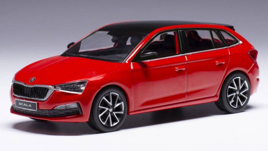 SCALE MODEL COMPATIBLE WITH SKODA SCALA 2019 RED 1:43 IXO MODEL CLC527