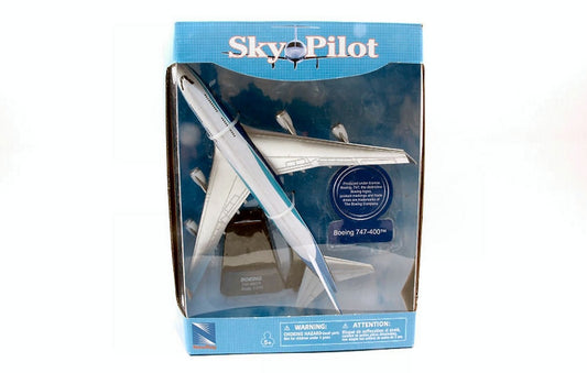 SCALE MODEL COMPATIBLE WITH SKYPILOT PASSENGERS PLANES BOEING 747-400 cm 24 1:270 SCALE NEW RAY NY20673A