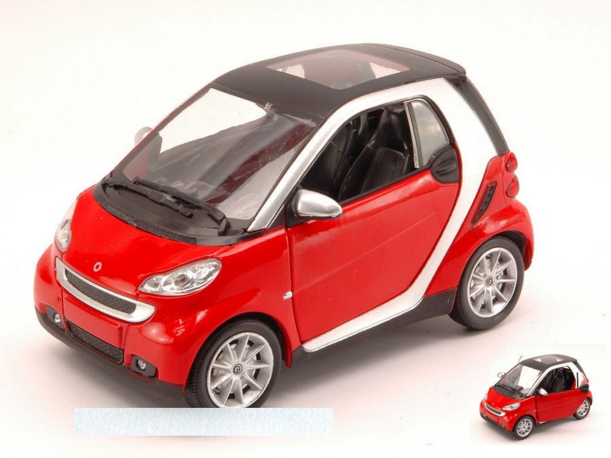 SCALE MODEL COMPATIBLE WITH SMART FORTWO II SERIES 2007 RED 1:24 NEW RAY NY71033R