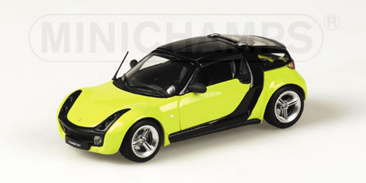 SCALE MODEL COMPATIBLE WITH SMART ROADSTER COUPE 03 YELLOW MINICHAMPS PM400032120