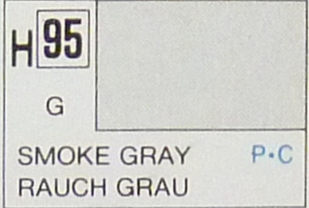 COLORI MODELLISMO SMOKE GREY GLOSS ml 10 Pz.6 GUNZE GU0095