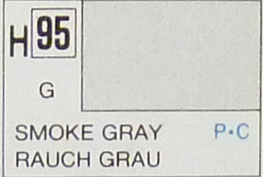 COLORI MODELLISMO SMOKE GREY GLOSS ml 10 Pz.6 GUNZE GU0095