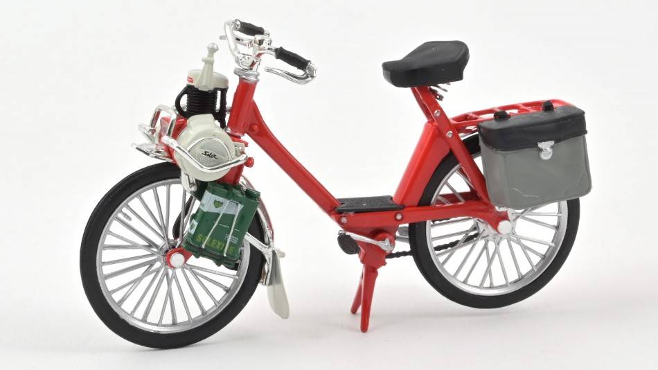 MODELE REDUIT COMPATIBLE AVEC SOLEX 1969 ROUGE 1:18 NOREV NV182060 DIE CAST