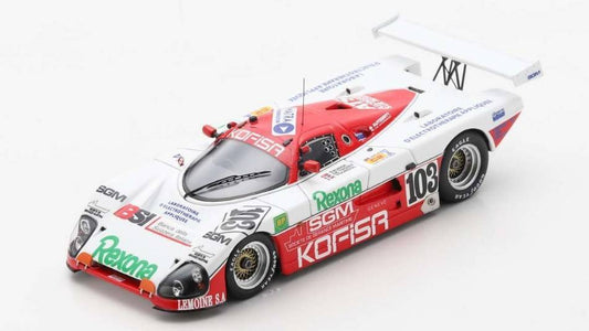 SCALE MODEL COMPATIBLE WITH SPICE SE 88 C N.103 LM 1989 THUNER-THOISY-TOUROUL 1:43 SPARK MODEL S6807