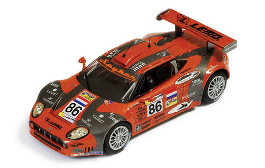 MODELE REDUIT COMPATIBLE AVEC SPYKER C8 N.86 RETRAITE (MOTEUR) LM 2007 JANIS-HEZEMANS-KANE 1:43 IXO MODEL LMM226