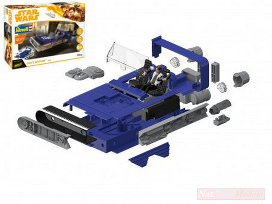 SCALE MODEL COMPATIBLE WITH STAR WARS BUILD &amp; PLAY "C HAN SOLO" KIT 1:164 REVELL RV06769