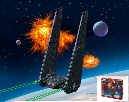 SCALE MODEL COMPATIBLE WITH STAR WARS KYLO REN S COMMAND SHUTTLE KIT 1:93 REVELL RV06695