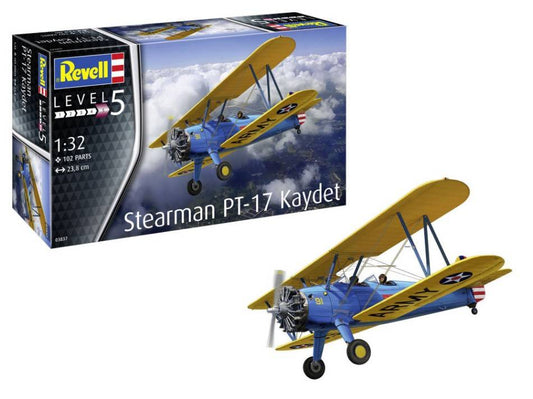MODELE REDUIT COMPATIBLE AVEC STEARMAN P-17 KAYDET 1:32 REVELL RV03837
