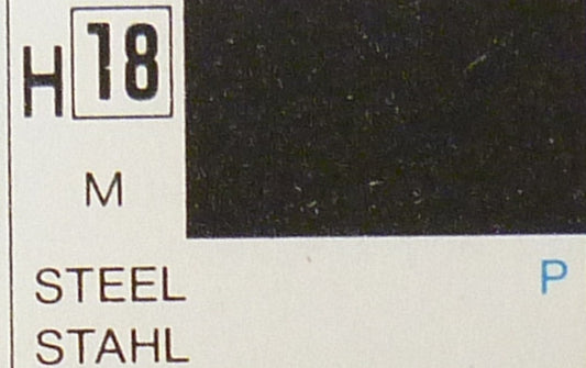 COLORI MODELLISMO STEEL METALLIC ml 10 Pz.6 GUNZE GU0018