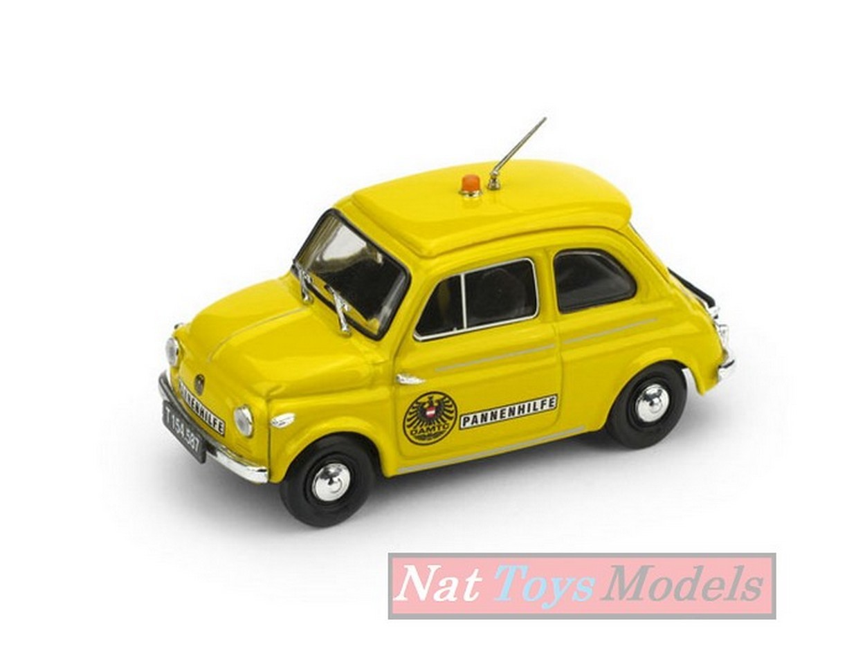 SCALE MODEL COMPATIBLE WITH STEYR PUCH 500D 1959 OAMTC AUTOMOBIL CLUB AUSTRIA 1:43 BRUMM BM0589
